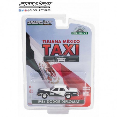 Miniature DODGE DIPLOMAT 1984 "TIJUANA MEXICO - TAXI"