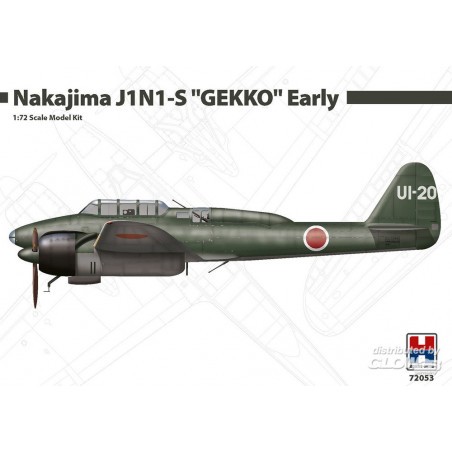 Maquette avion Nakajima J1N1-S GEKKO Early