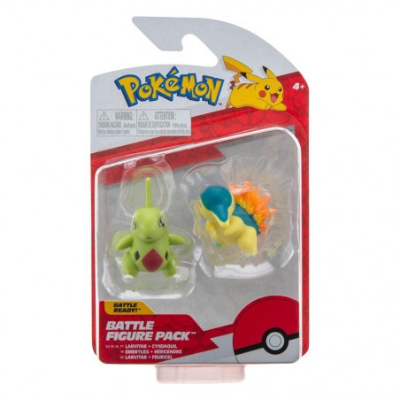 Figurine articulée Pokémon pack 2 figurines Battle Héricendre & Embrylex 5 cm