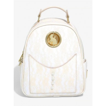  Disney Loungefly Beauty And The Beast Mini Sac A Dos Roses Exclu