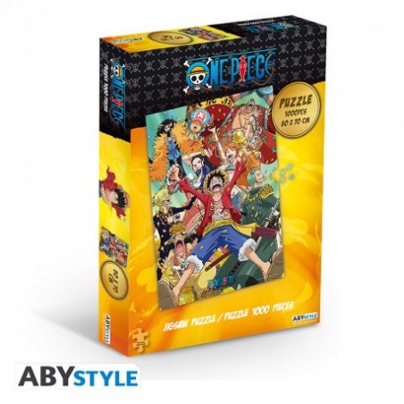  ONE PIECE - Puzzle 1000 pièces - Equipage de Luffy