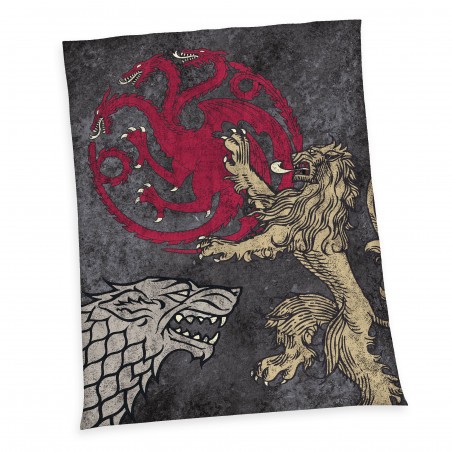  Game Of Thrones couverture polaire Logos 150 x 200 cm
