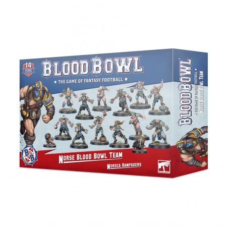 Extension et figurine pour jeux de figurines BLOOD BOWL: ÉQUIPE NORSE 202-24
