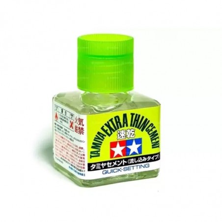 Colles à maquette Tamiya EXTRA THIN Ciment 40ml (Quick Dry)