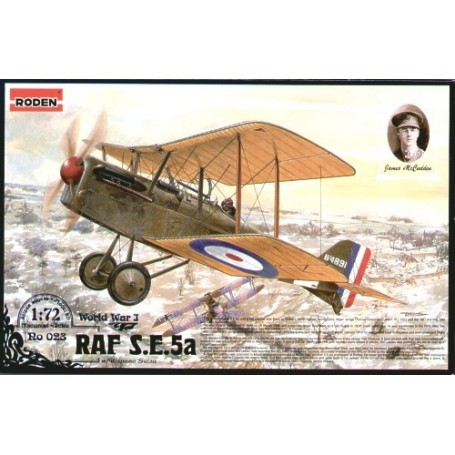 Maquette avion RAF S.E.5a avec moteur Hispano Suiza 