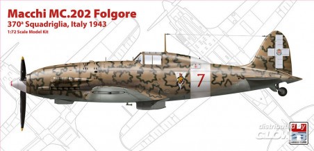 Maquette avion Macchi MC.202 Tunisie 1943
