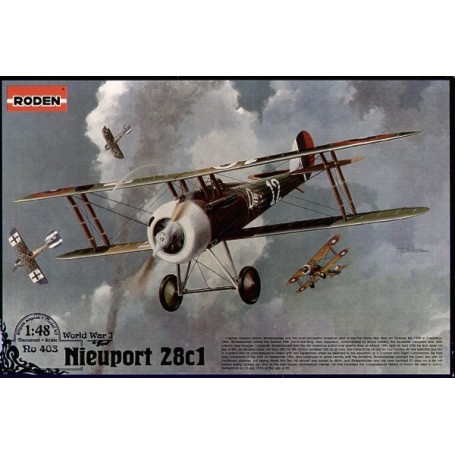 Maquette d'avion Nieuport 28c1