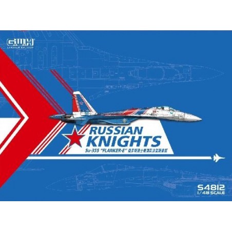 Maquette avion Sukhoi Su-35S 'Russian Knights' avec masque et décalque spécial