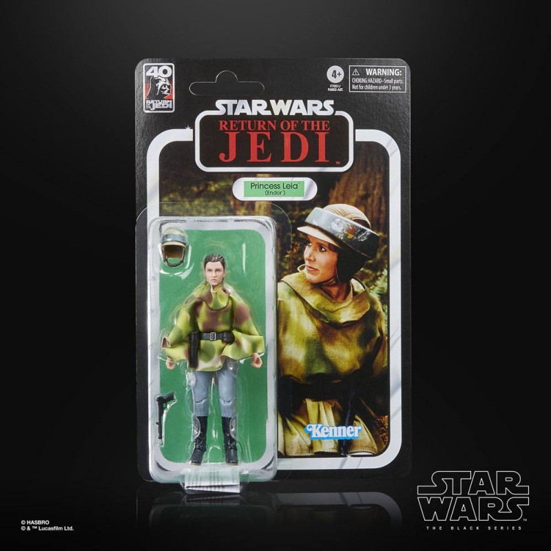 Action figure Star Wars Episode VI 40th Anniversary Black Series figurine Princess Leia (Endor) 15 cm