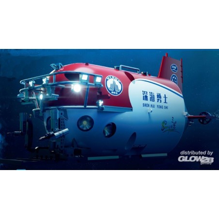 Maquette bateau Submersible habité chinois SHEN HAI YONG SHI
