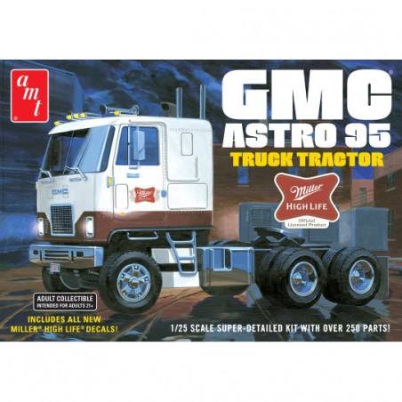 Maquette camion Maquette plastique de camion GMC Astro 95 « Bière Miller » 1:25
