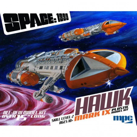  Modèle de science-fiction en plastique Cosmos 1999 - Hawk MK IX 1:48