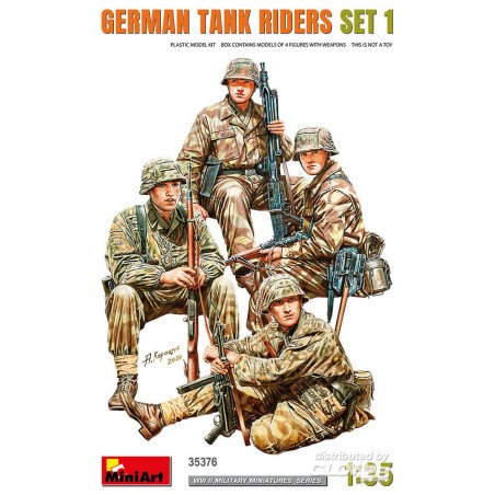 Maquette German Tank Riders Set 1