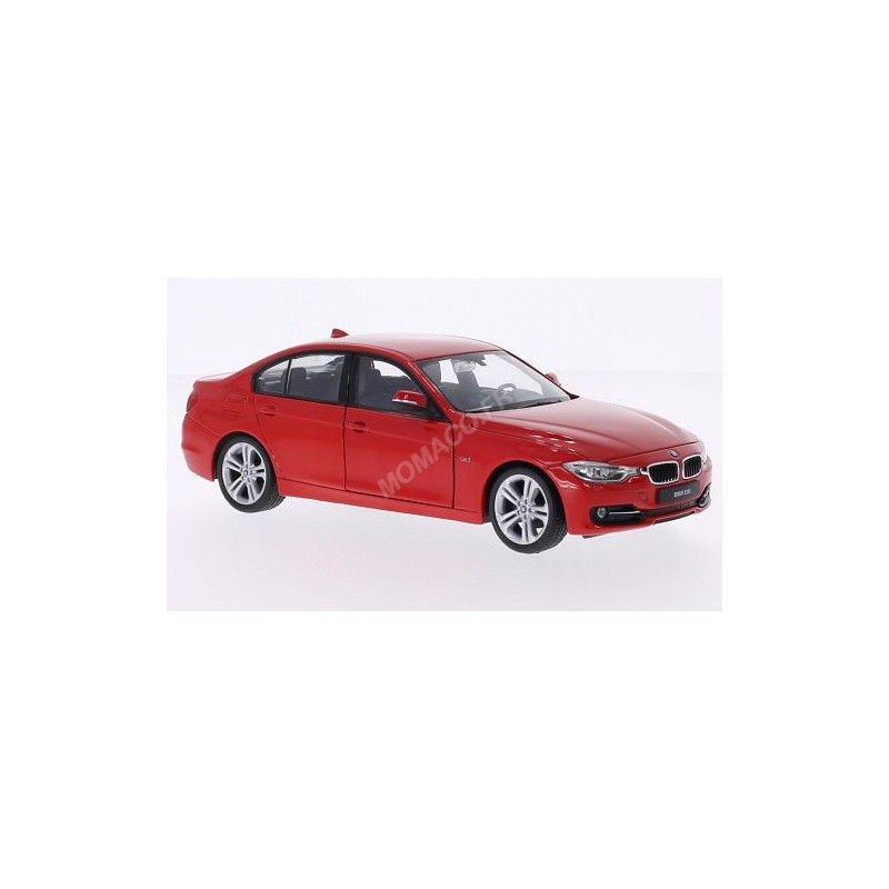 Miniature Welly BMW 335i SERIE 3 2012 ROUGE chez 1001hobbies (Réf.24039RD)