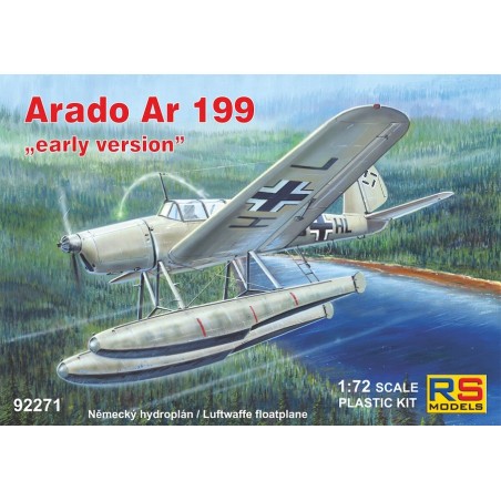 Maquette avion Arado Ar-199 première version L'Arado Ar 199 était un hydravion construit par Arado Flugzeugwerke