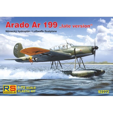 Maquette avion Arado Ar-199 version tardive. L'Arado Ar 199 était un hydravion construit par Arado Flugzeugwerke