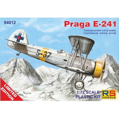 Maquette avion Praga E-241 3 décalque v. pour la Tchécoslovaquie