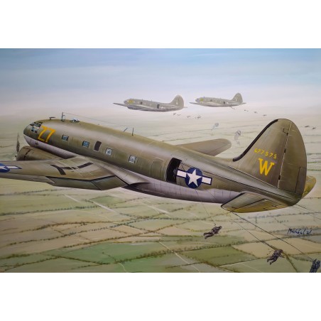 Maquette avion Pièces en résine Curtiss C-46D Commando 'Operation Varsity' (moteurs)