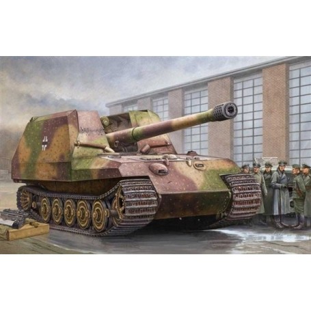 Maquette Geschutzwagen Tiger für 17 cm K72