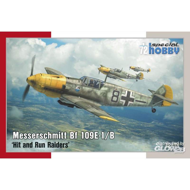 Maquette avion Messerschmitt Bf 109E-1/B 'Hit and Run Raiders'