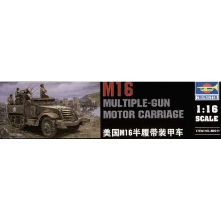 Maquette Half Track M16 à canon automoteur multiple