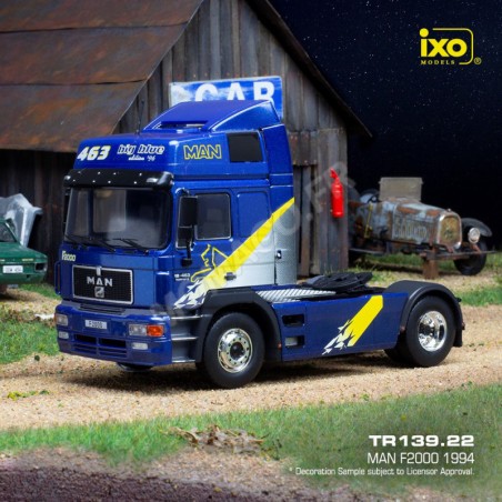 Miniature camion MAN F2000 1994 BLEU