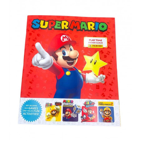  Super Mario Play Time Sticker Collection album pour stickers *ALLEMAND*