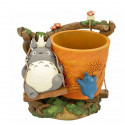 Figurine MON VOISIN TOTORO - Totoro balançoire - Pot à fleurs 20cm