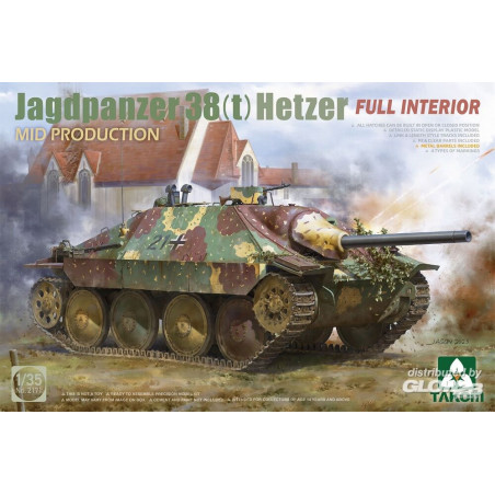 Maquette Jagdpanzer 38(t) Hetzer MID PRODUCTION w/FULL INTERIOR