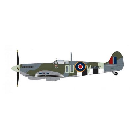 Miniature Spitfire Mk.IXe ML407, flown by F/O Johnnie Houlton, 485 (NZ) Squadron, France, Sept 1944