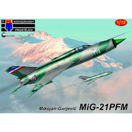 Maquette avion MiG-21PFM re-box, new decals for Russia, Czechoslovakia, Yugoslavia and Bulgaria