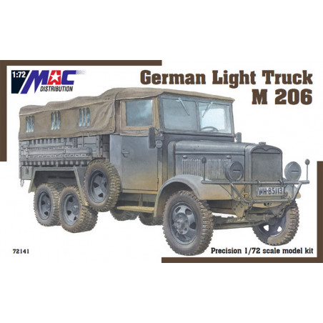 Maquette Magirus M 206 German Light Truck 'Soft Top'