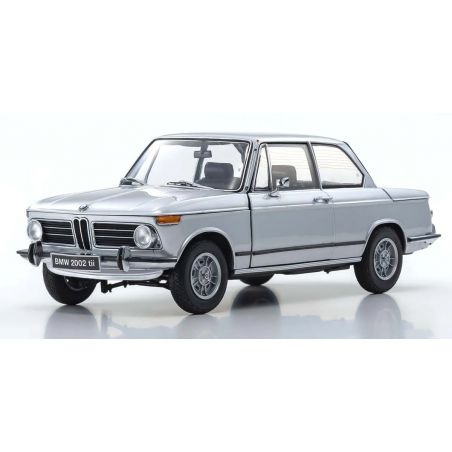 Voiture rc Kyosho 1:18 BMW 2002 Tii 1972 Silver
