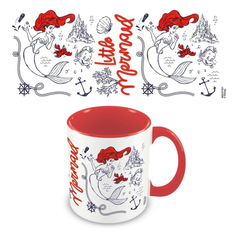 Mugs et tasses Disney- Disney mug Little Mermaid Red chez 1001hobbies  (Réf.27321)
