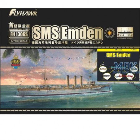 Maquette bateau SMS Emden Set Version