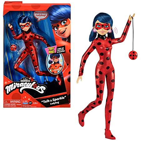  Miraculous: Tales of Ladybug and Cat Noir - Talk and Sparkle Ladybug Doll