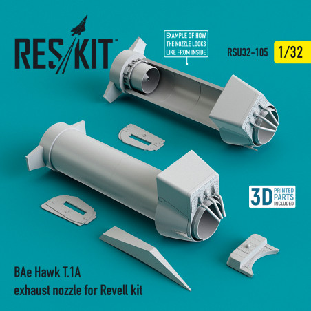  BAe Hawk T.1A exhaust nozzle for Revell kit