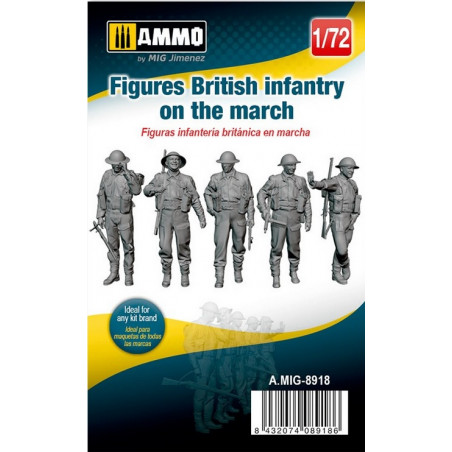 Figurine FIGURES BRITISH INFANTRY ON THE MARCH
