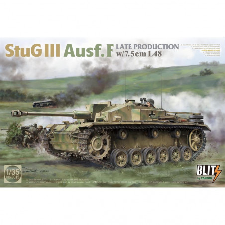 Maquette TAKOM MODEL: 1/35; StuG III Ausf.F LATE PRODUCTION w/7.5cm L48