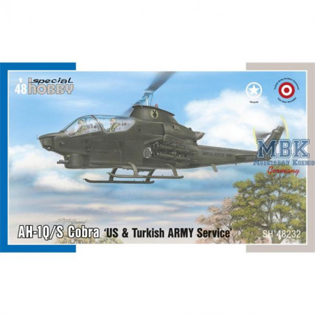 Maquette avion Bell AH-1Q/S Cobra "US & Turkish Army Service"