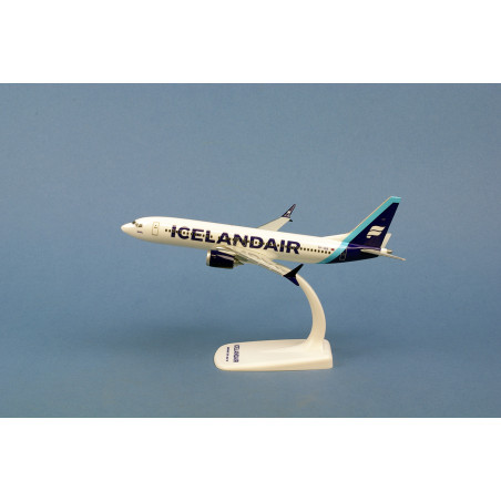Miniature Icelandair Boeing 737 Max 8 &8211; new colors (cyan tail stripe) – TF-ICE “Jökulsárlón”