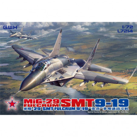 Maquette avion GREAT WALL HOBBY: 1/72; MIG-29 9-19 SMT Fulcrum