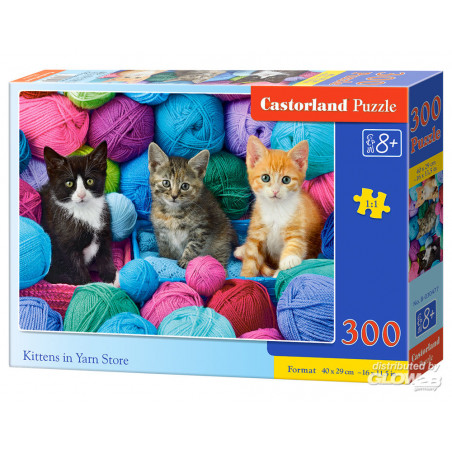  Kittens in Yarn Store, Puzzle 300 Teile