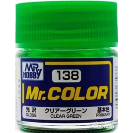  Mr Hobby -Gunze Mr. Color (10 ml) Clear Green