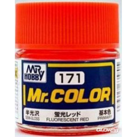  Mr Hobby -Gunze Mr. Color (10 ml) Fluorescent Red