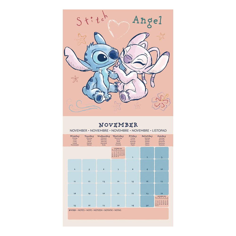 Lilo & Stitch calendrier 2024 Stitch & Angel