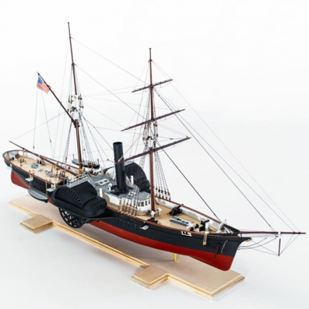Maquette bateau Bateau statique USCG Harriet Lane Steam Cutter Gunboat 1857 1:96