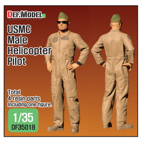 USMC MALE HELICOPTER PILOT STANDING