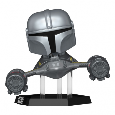 Star Wars: The Mandalorian POP! Rides Vinyl figurine Mandalorian in N1 Starfighter 15 cm