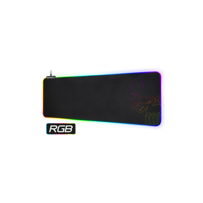 Spirit of gamer Tapis de souris- LED RGB Taille XXL - (86 x 33 x 0